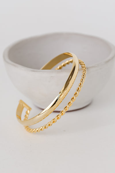 Gold Cuff Bracelets