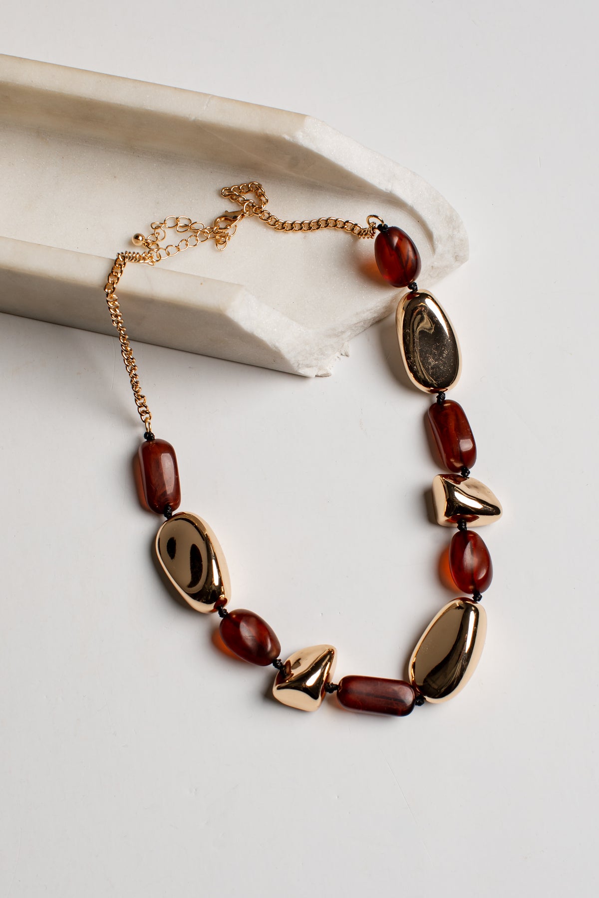 Cassidy Gold Statement Necklace