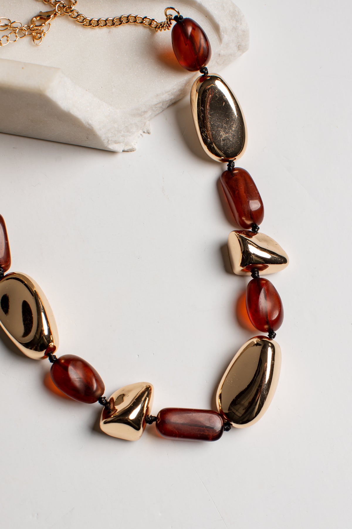 Cassidy Gold Statement Necklace