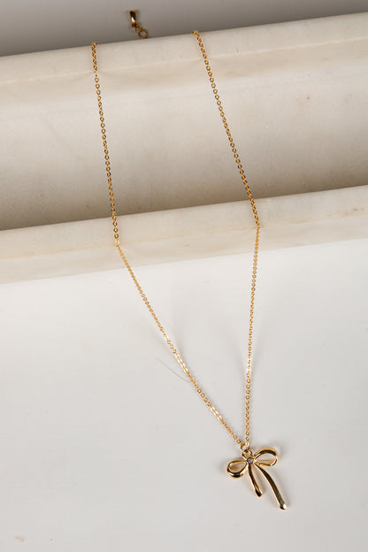 bow necklace