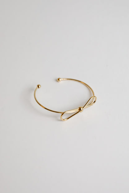 Remi Gold Bow Cuff Bracelet