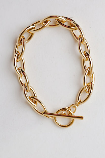 Gold Chainlink Bracelet