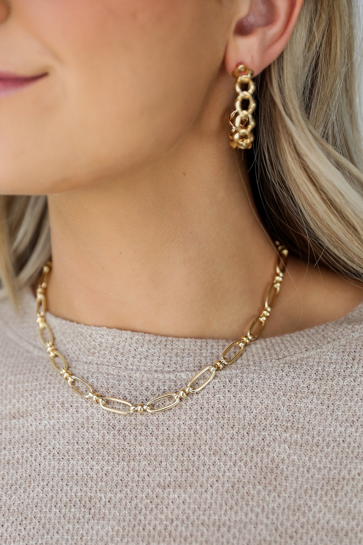cute Gold Chain Necklace