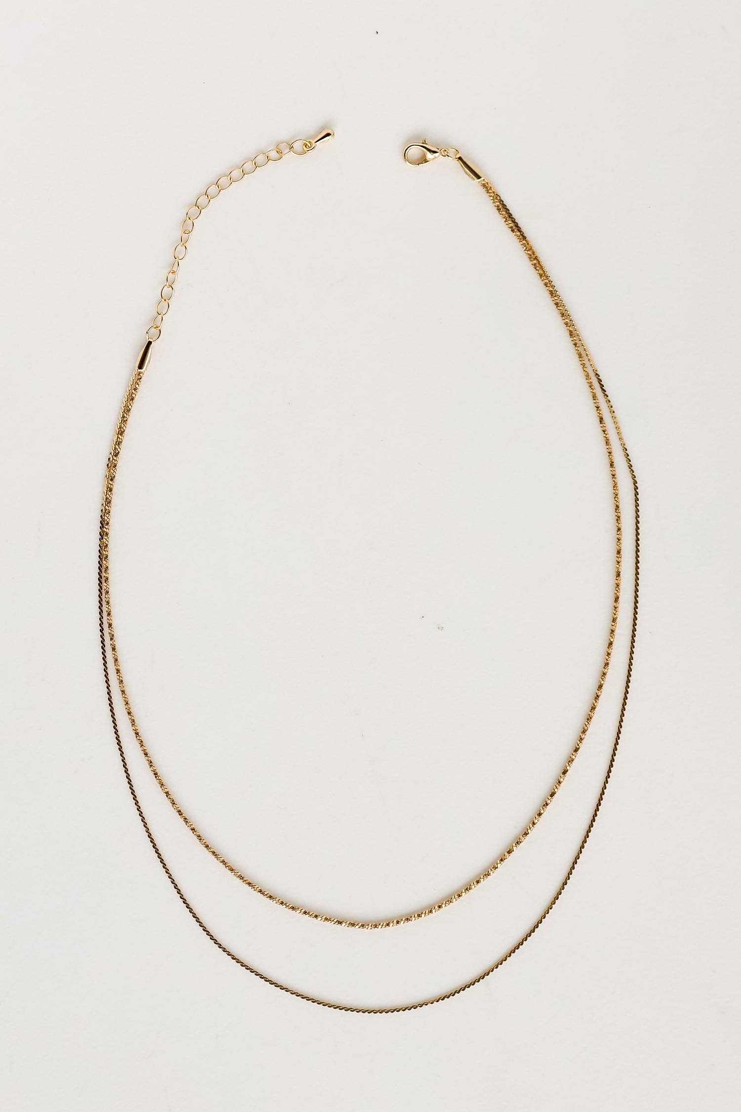 dainty gold necklace