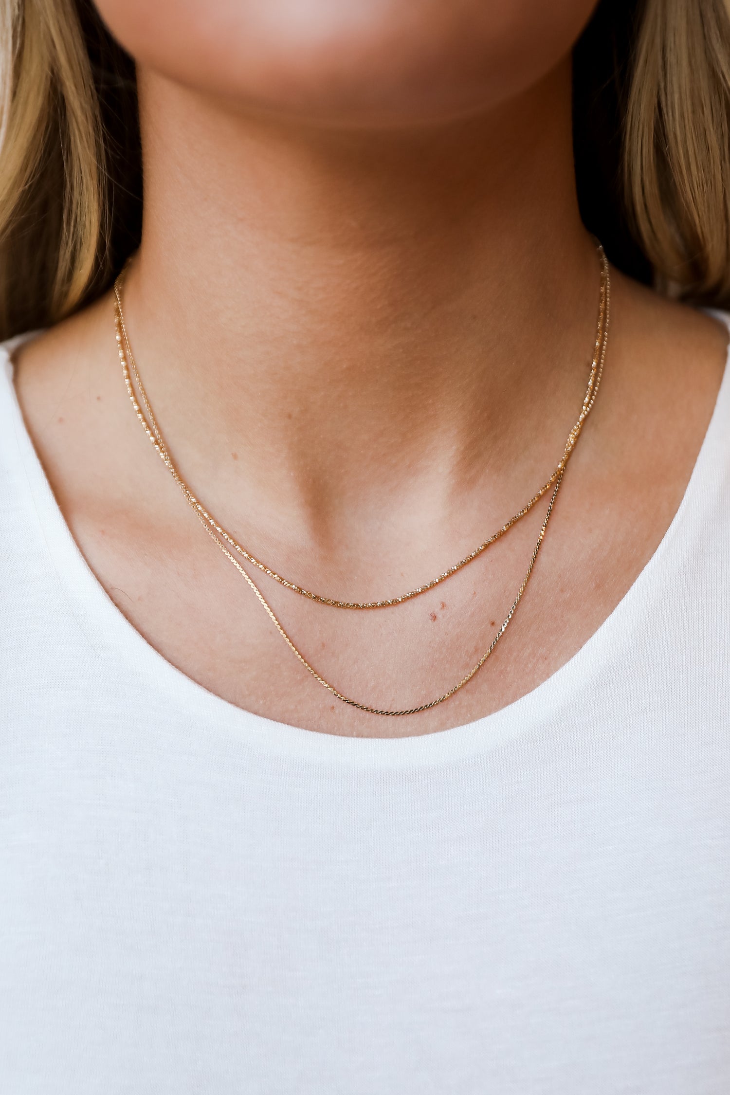 Chic Gold Layered Chain Necklace | Women's Jewelry | DressUp Dress Up Chic Gold Layered Chain Necklace | Women's Jewelry | DressUp Dress Up