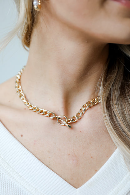 gold necklaces