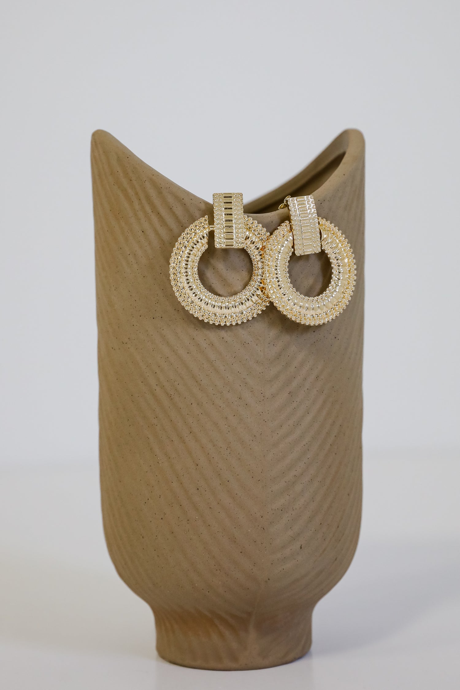 golden dress earrings Glam Up: Jewelry to Wear with a Gold Dress