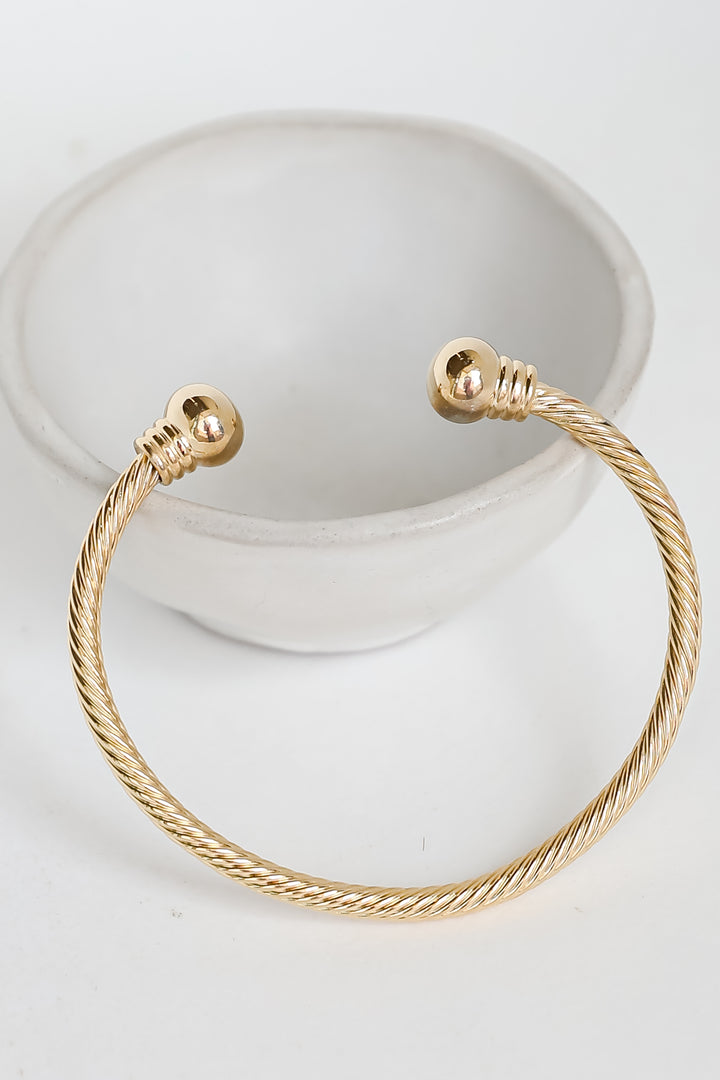 Brynne Gold Cuff Bracelet