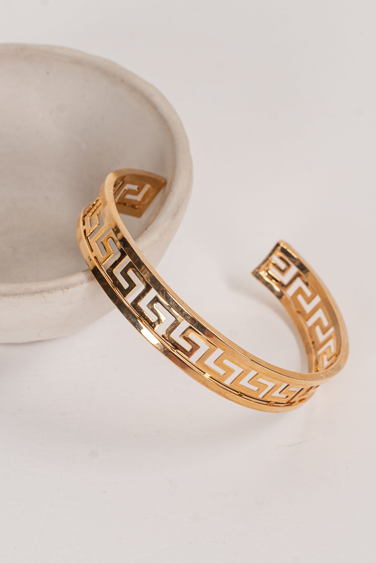 gold dress bracelets Adjustable Chunky Gold Paperclip Bracelet