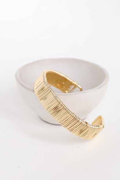 Gold Cuff Bracelet