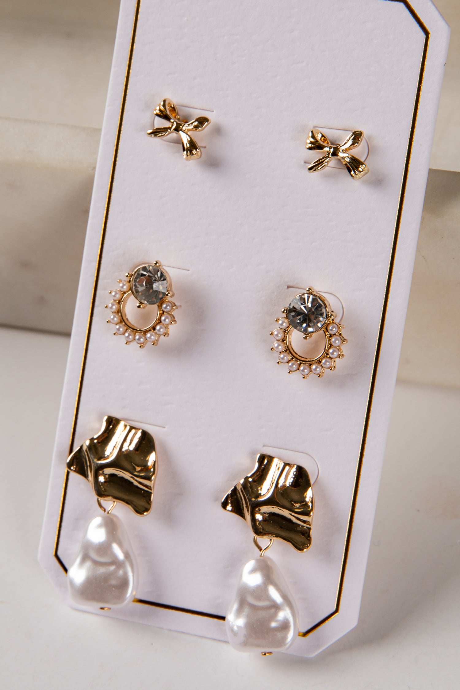 Cute Gold Earring Set | Dainty Gold Earrings | ShopDressUp Cute Gold Earring Set | Dainty Gold Earrings | ShopDressUp