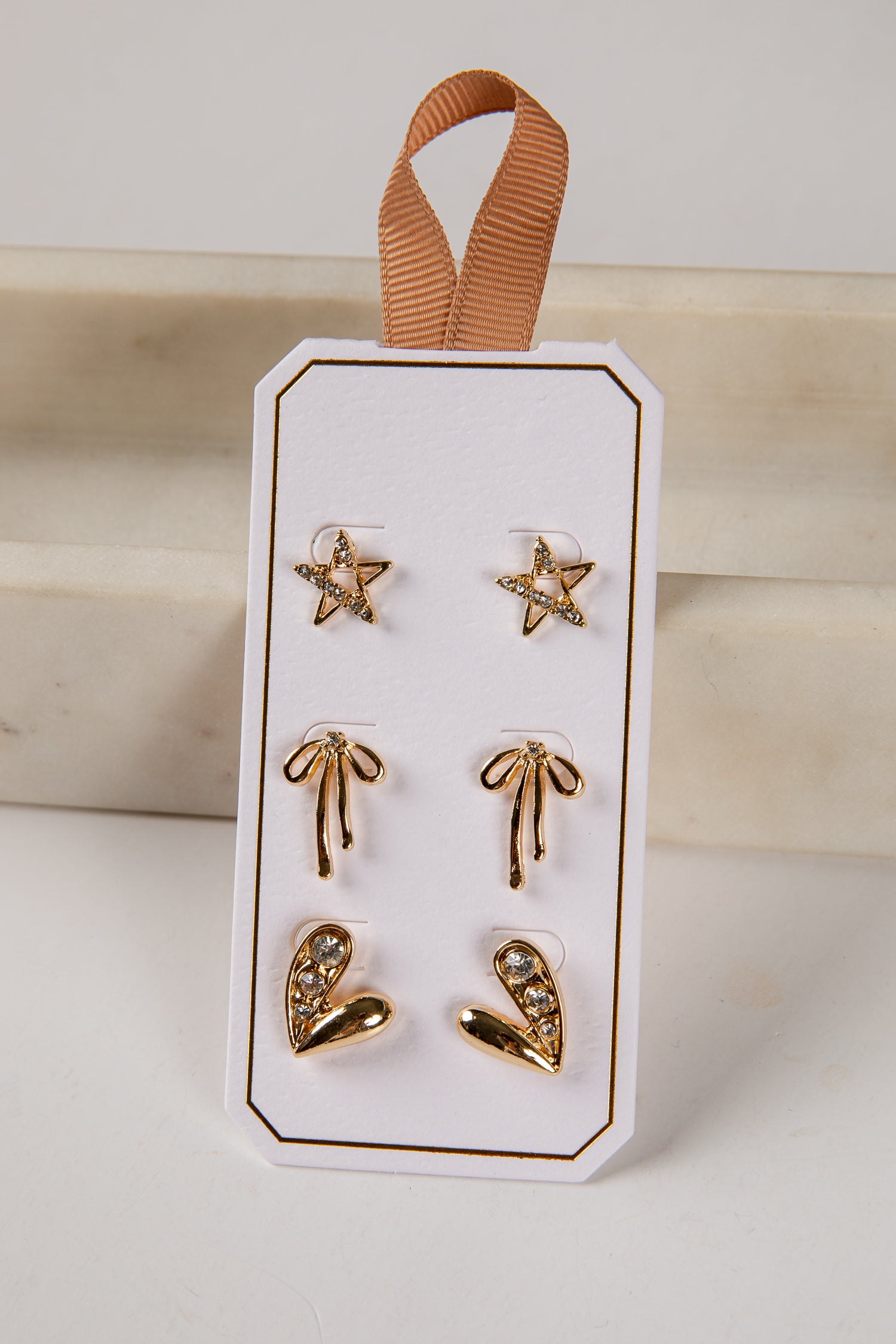 Cute Gold Stud Earring Set | Gold Earrings | ShopDressUp Cute Gold Stud Earring Set | Gold Earrings | ShopDressUp