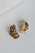 Victoria Gold Flower Stud Earrings