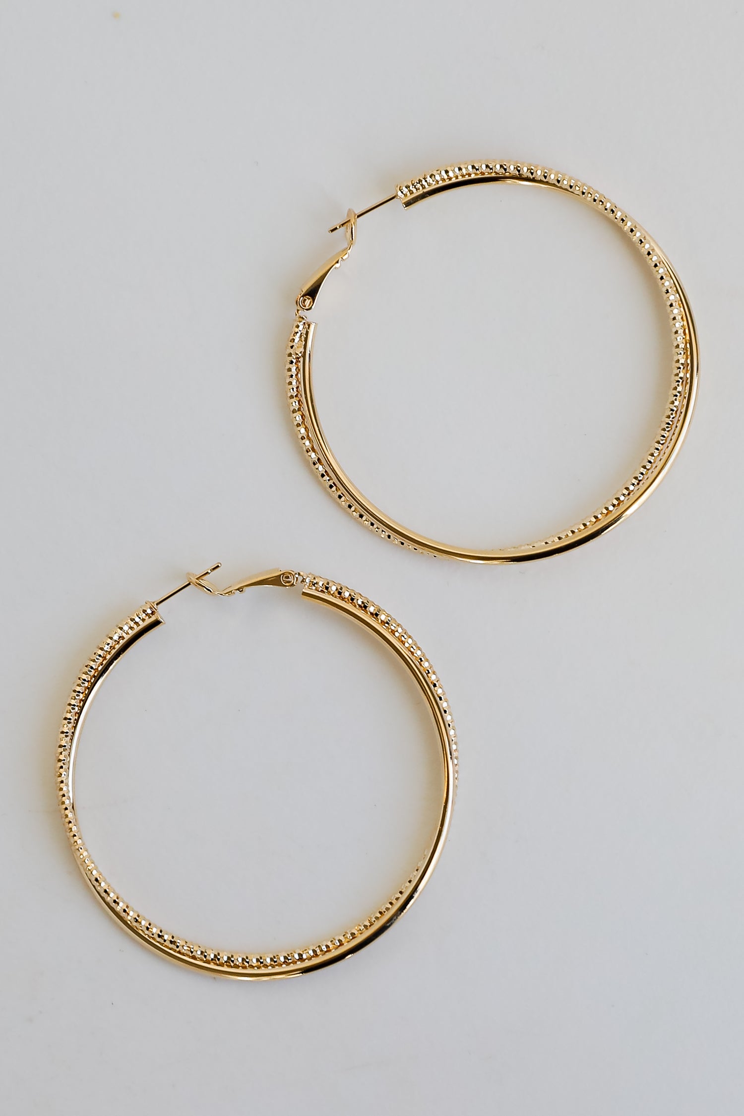 hoop earrings