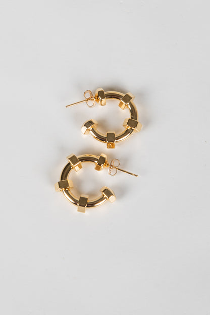 cute gold hoops