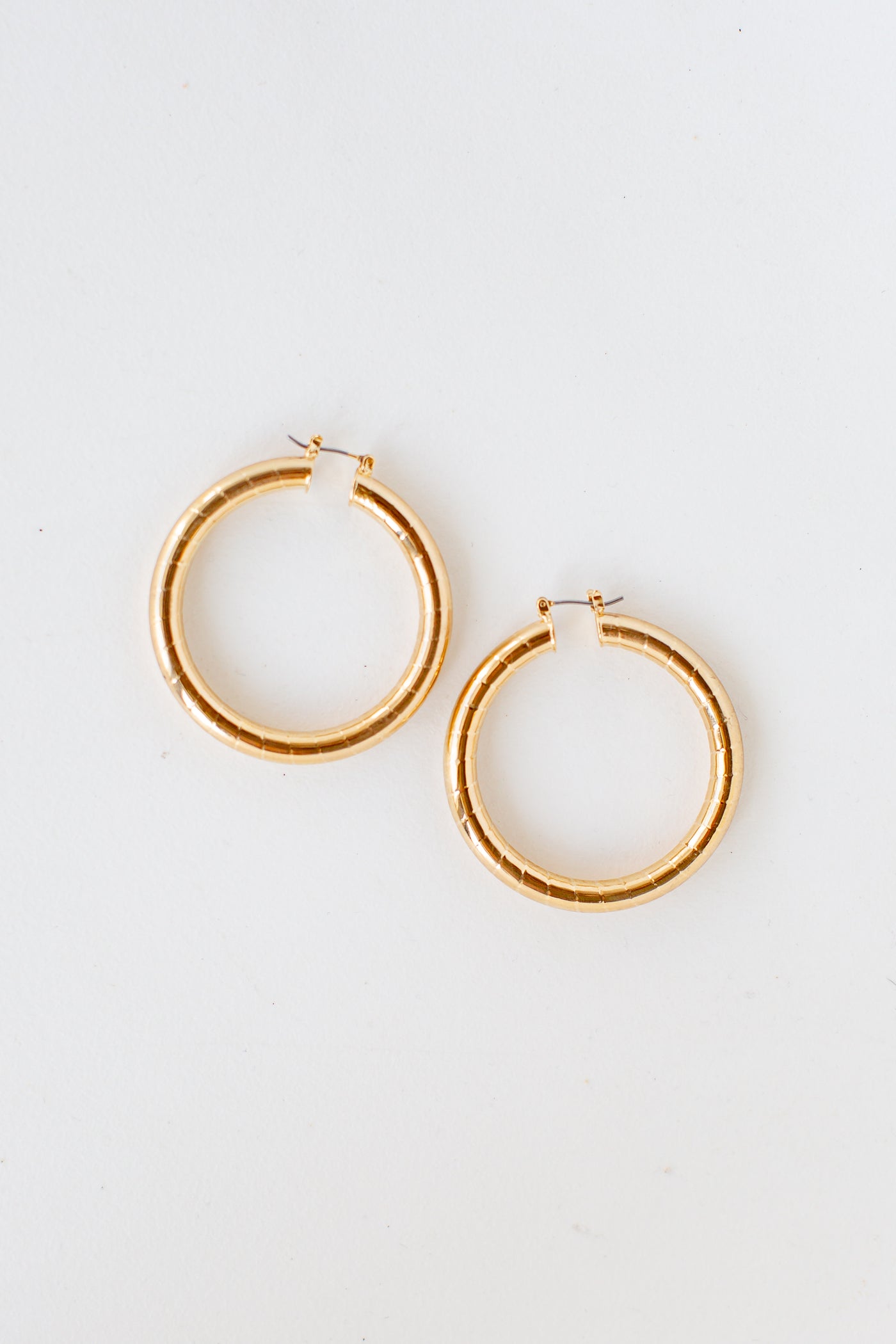 Angela Gold Hoop Earrings