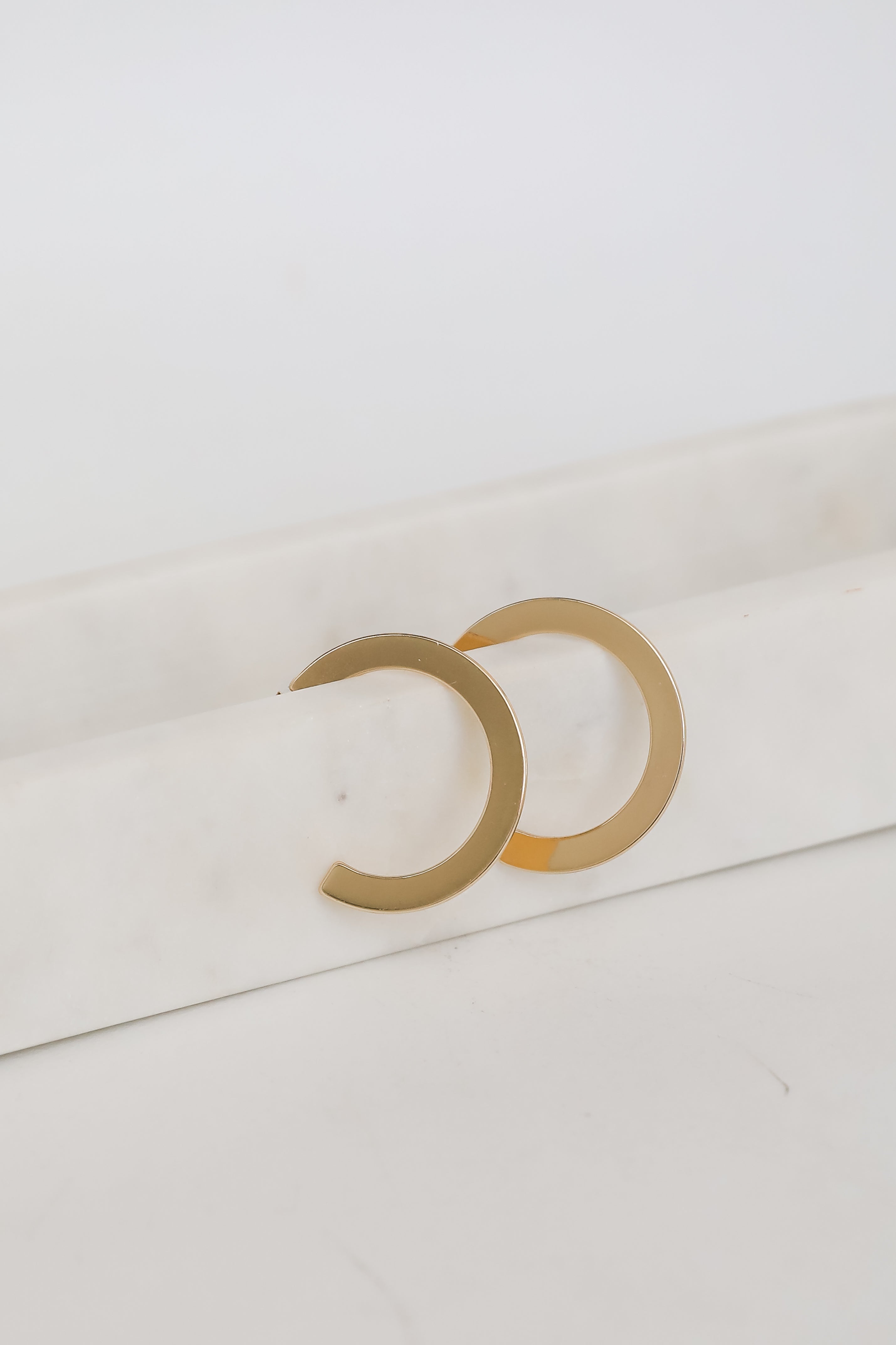 Avery Gold Hoop Earrings