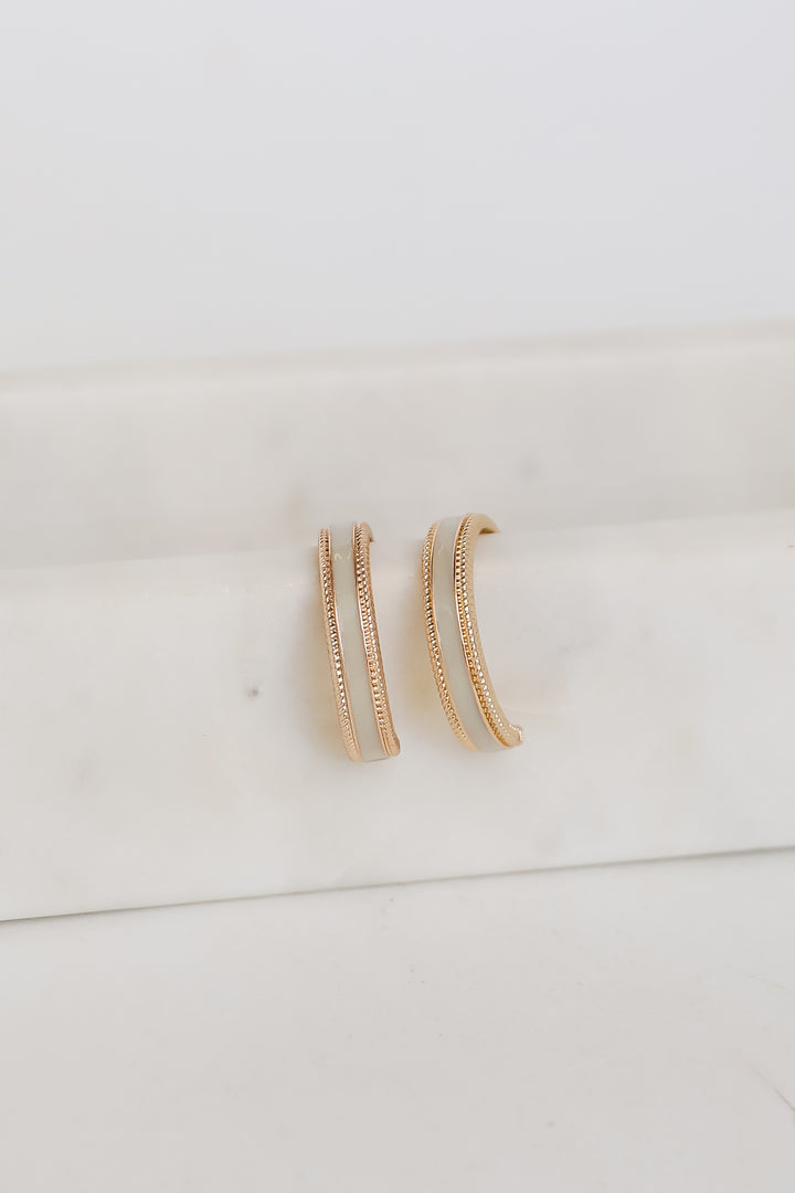 Lennon Gold Hoop Earrings