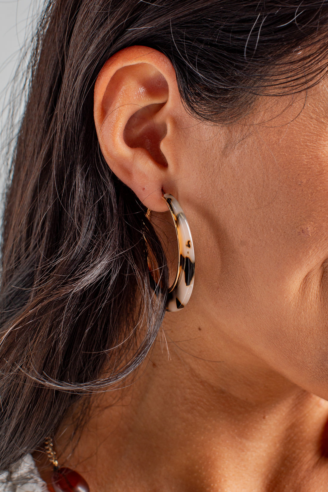 Hallie Gold Hoop Earrings