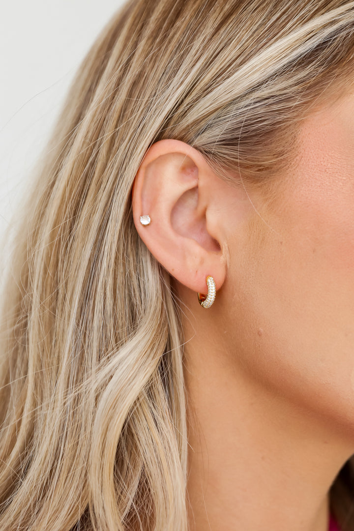 small hoop earrings
