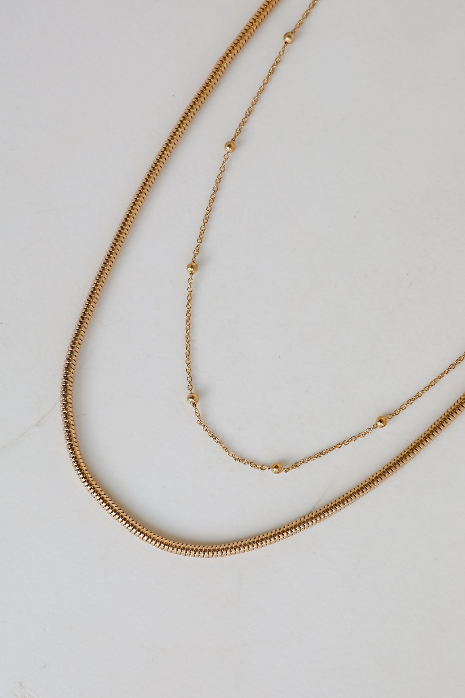 Dainty Gold Layered Chain Necklace | Trendy Necklaces | Dress Up Dainty Gold Layered Chain Necklace | Trendy Necklaces | Dress Up