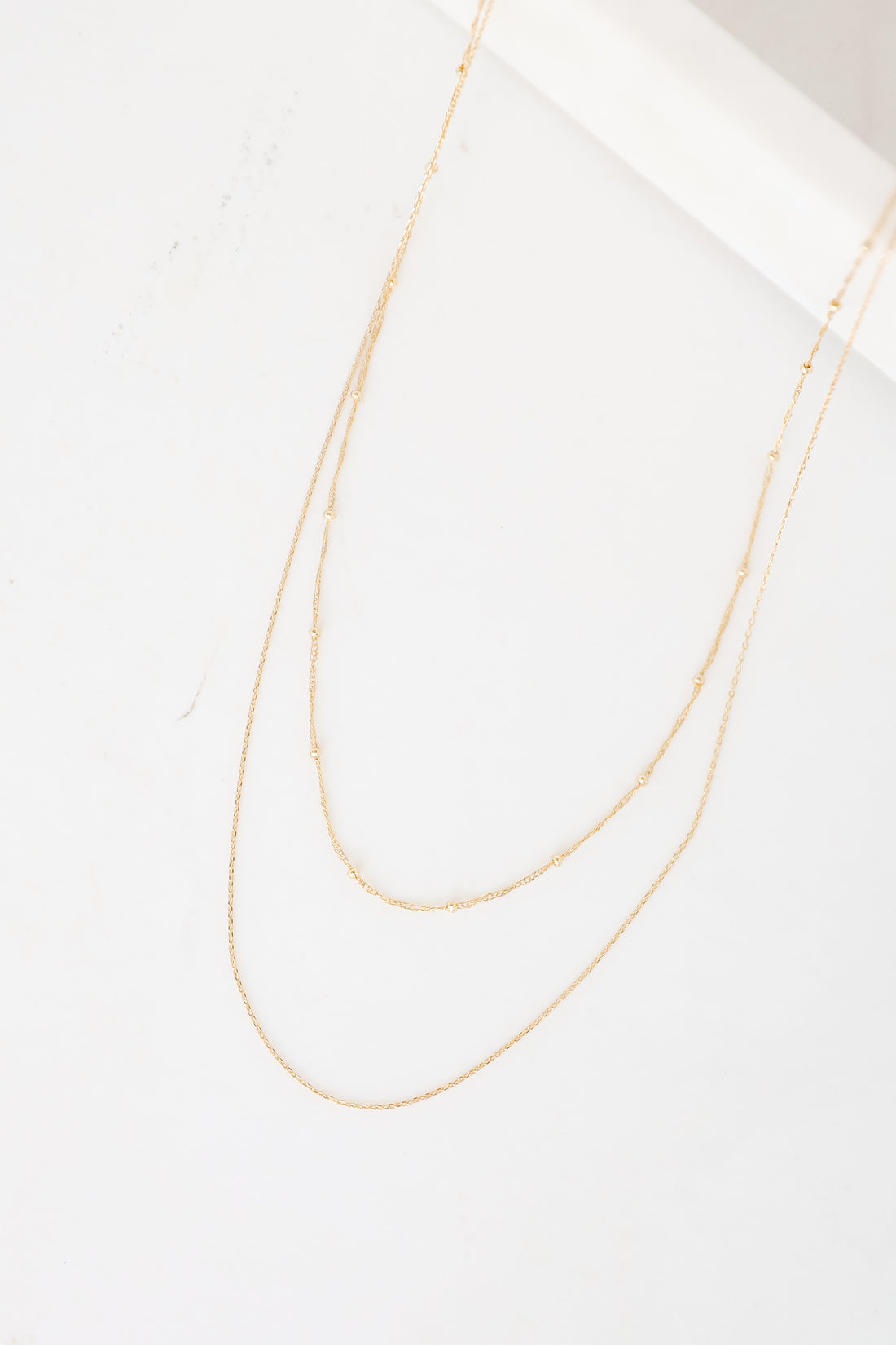 Esther Gold Layered Chain Necklace