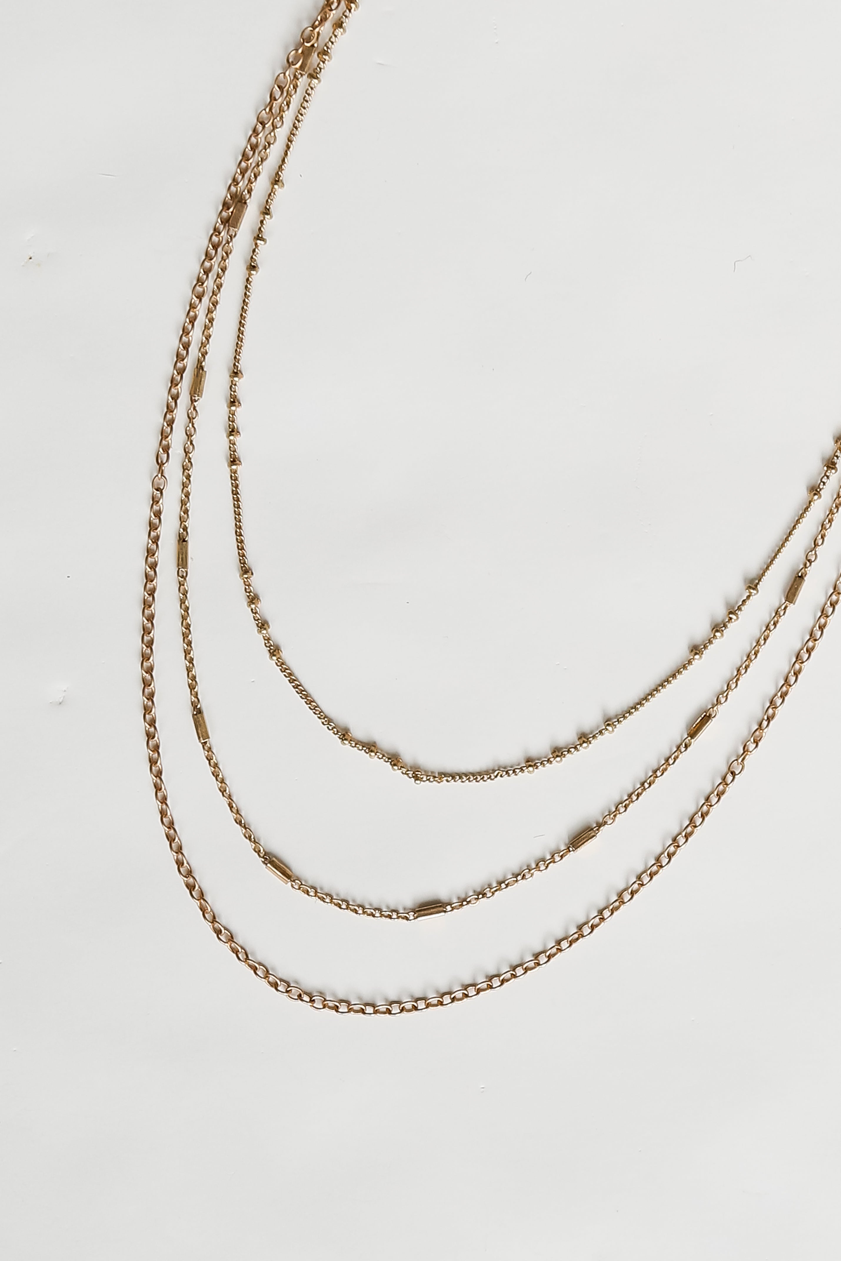 Gold Layered Chain Necklace