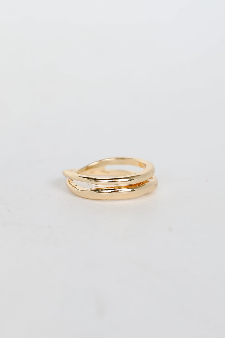 Scarlett Gold Double Ring