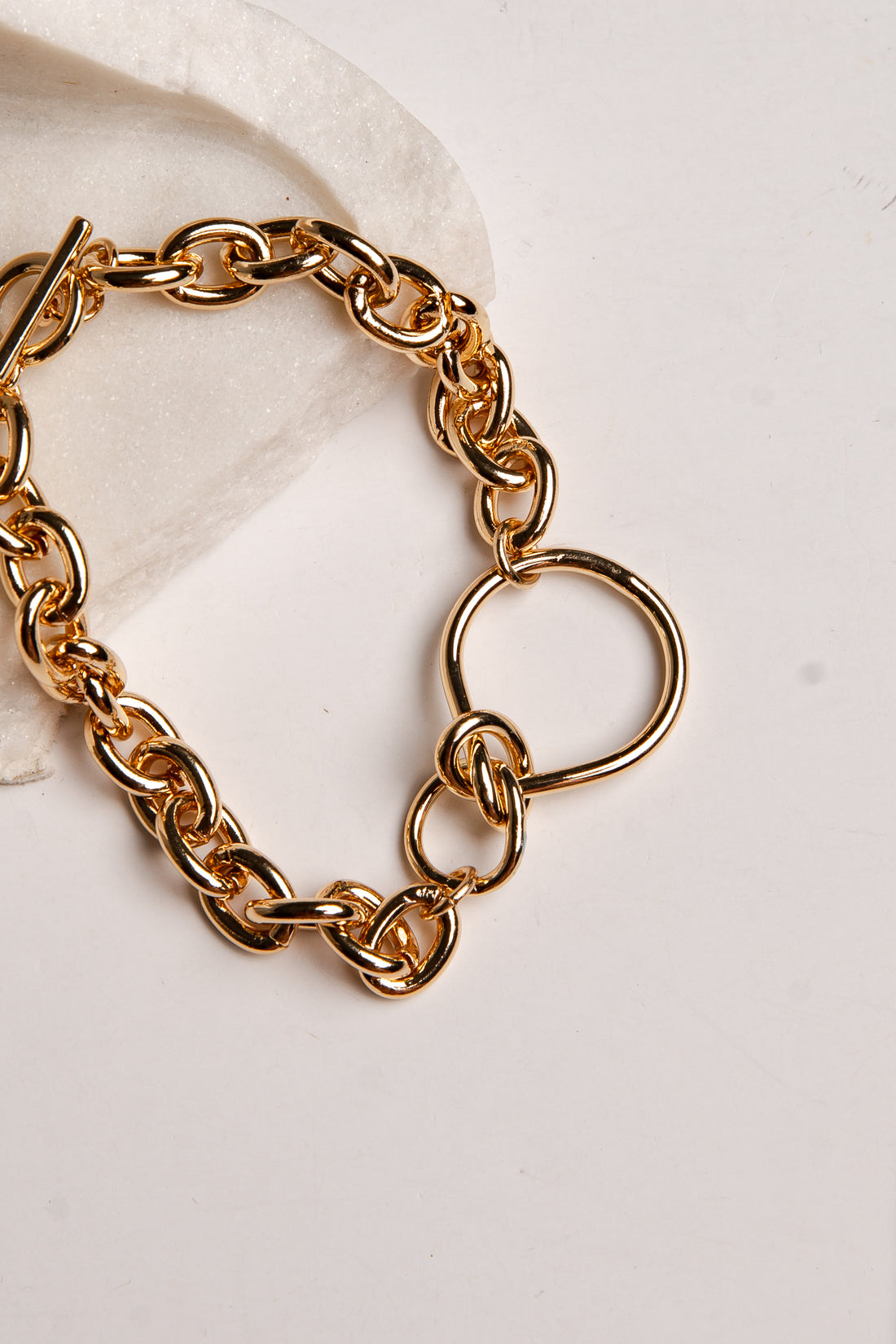 Gloria Gold Mixed Link Bracelet