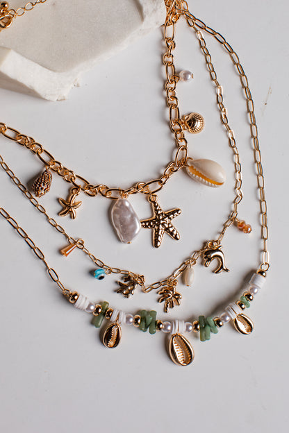 Colette Multi Shell Layered Necklace