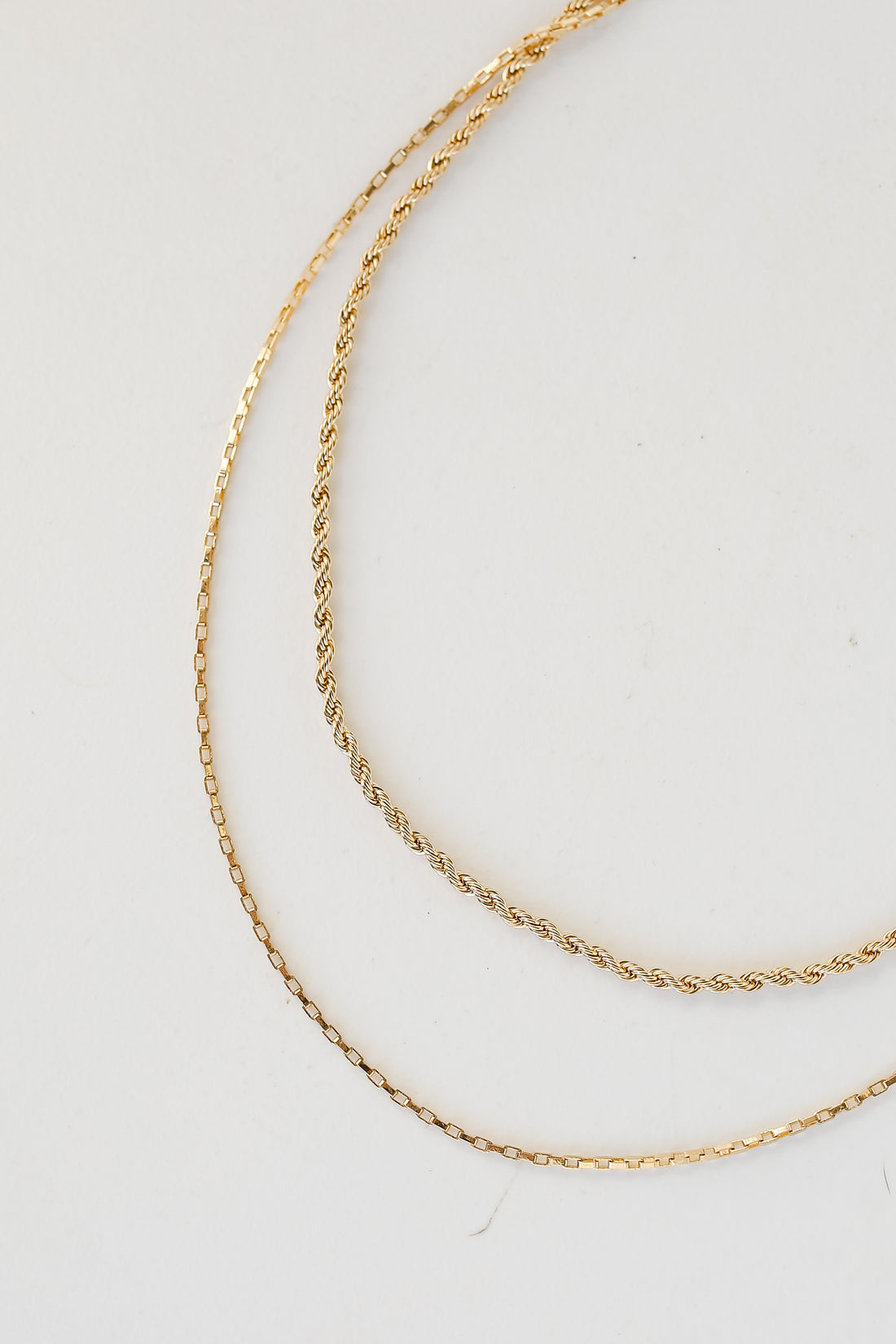 Gold Layered Chain Necklace