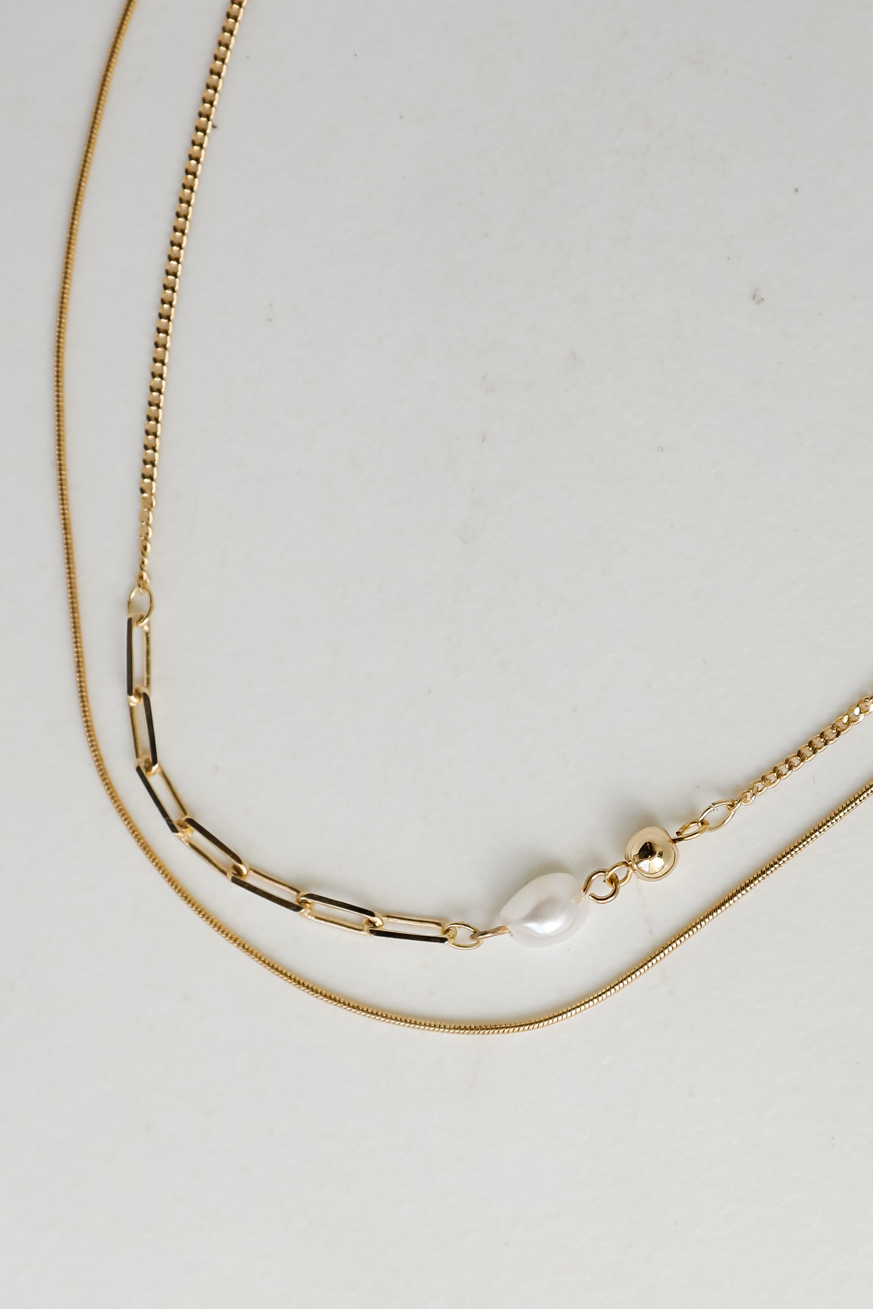 Mary Gold Layered Chain Necklace