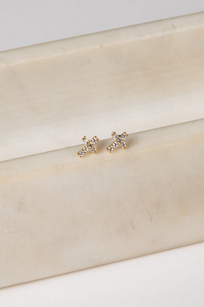 cross earrings