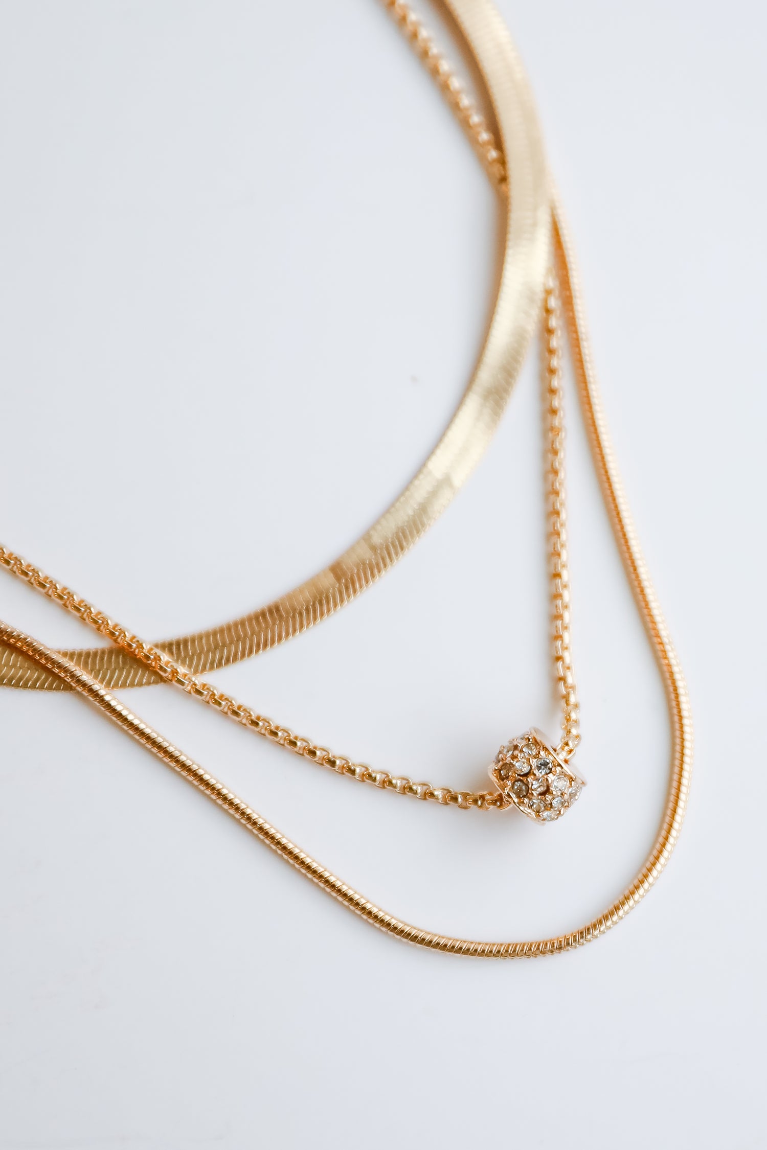 Willow Gold Layered Chain Necklace