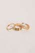 Nicole Gold Ring Set