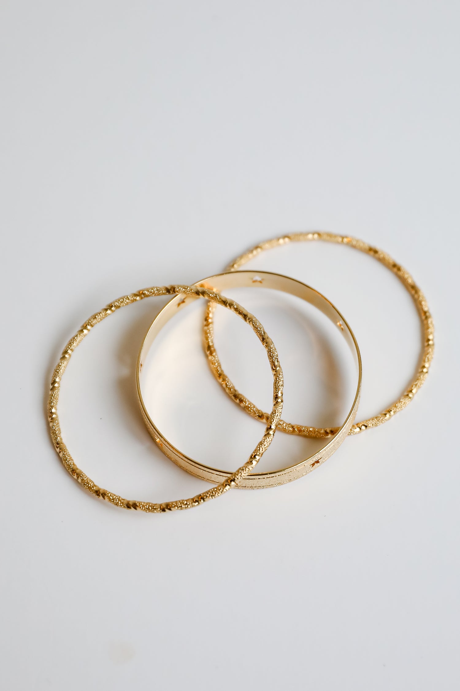 Cecelia Gold Star Bangle Set