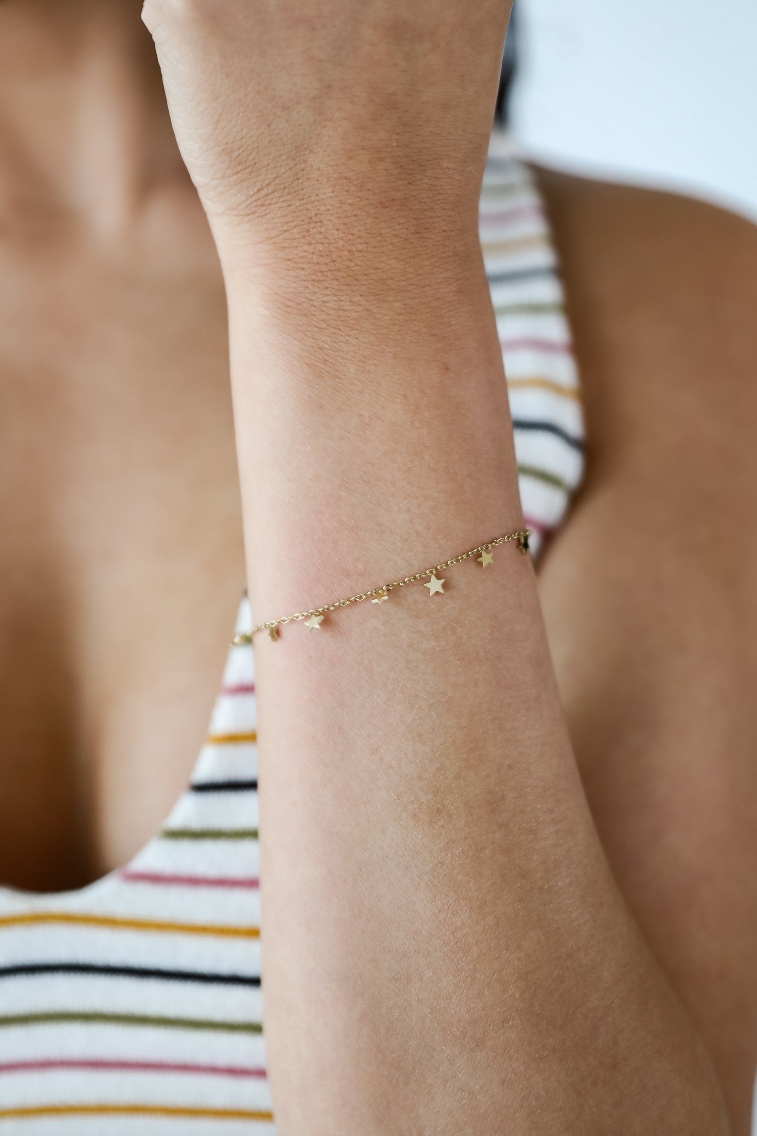 Cute Gold Star Charm Bracelet | Dainty Bracelets | Dress Up Cute Gold Star Charm Bracelet | Dainty Bracelets | Dress Up