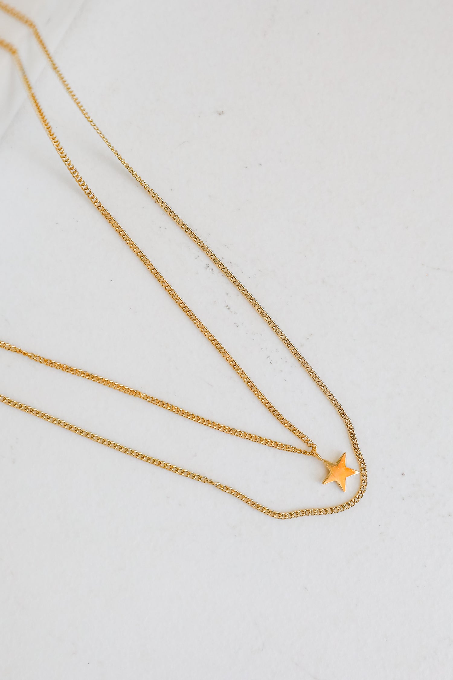 Alice Star Charm Layered Necklace