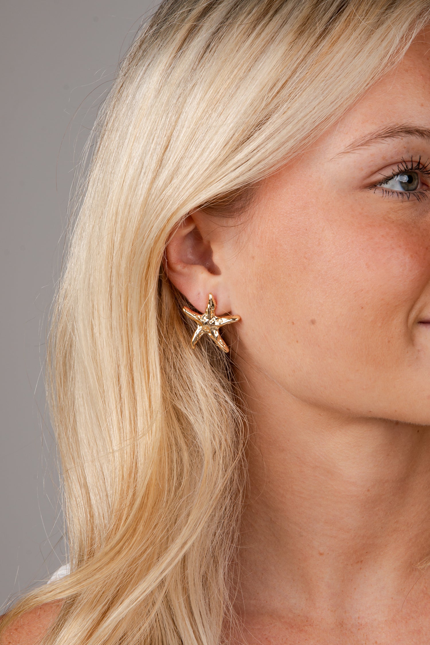 earrings for beach dresses Cute Fish Statement Gold Earrings | Trendy Women's Jewelry