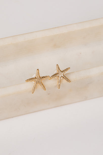 Maisie Starfish Gold Stud Earrings Dress Up Maisie Starfish Gold Stud Earrings Dress Up