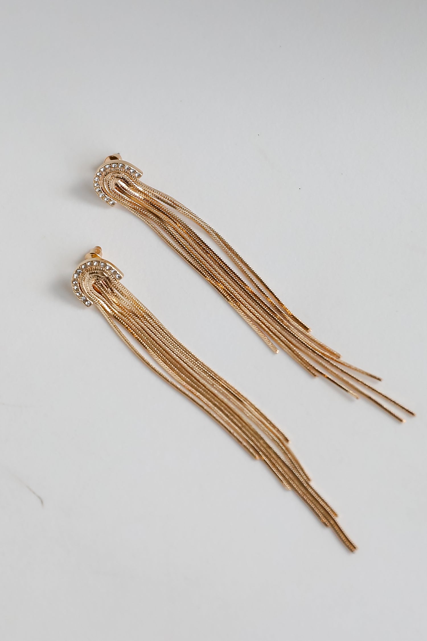 Gold Fringe Earrings