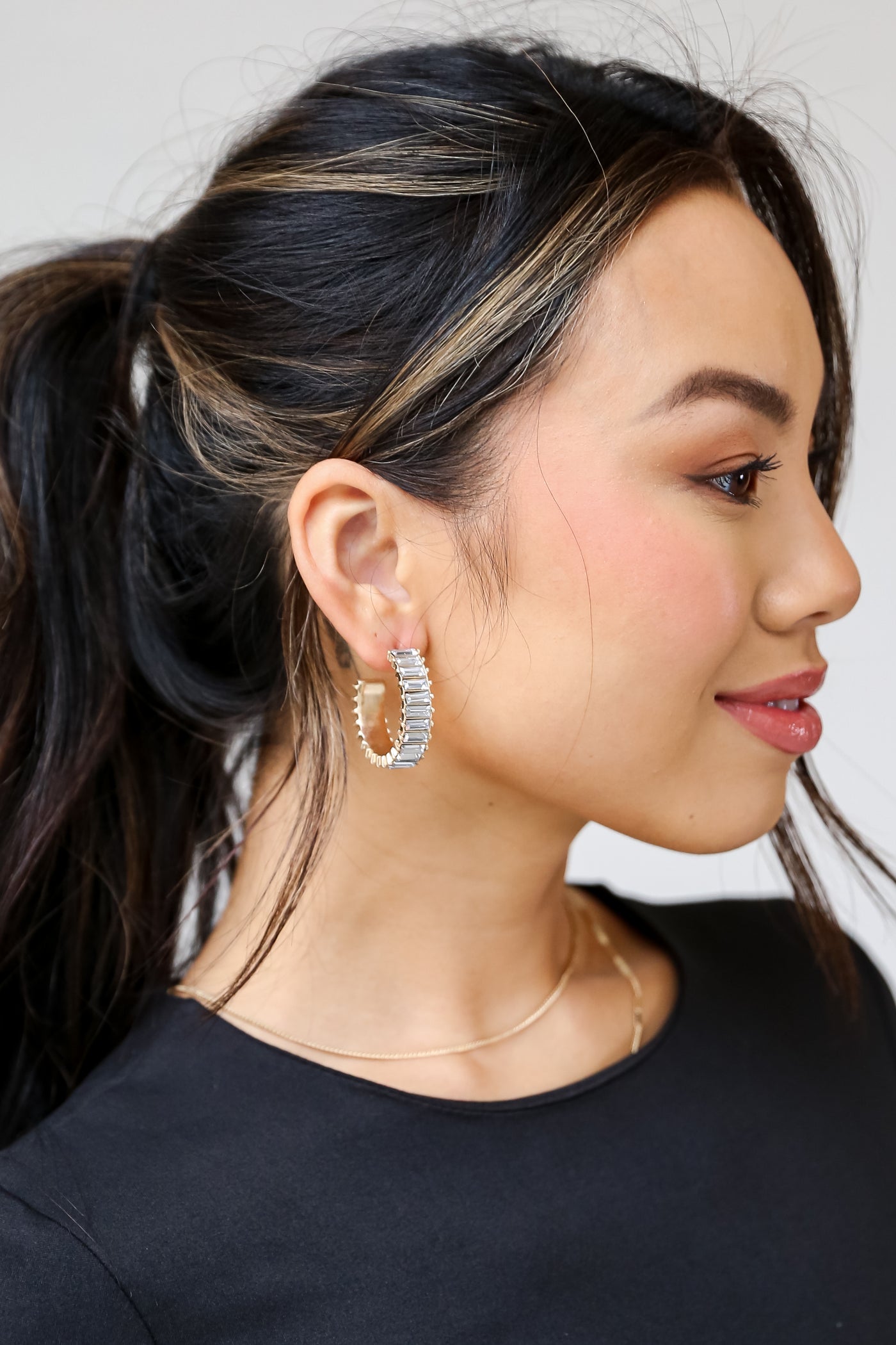 sparkly earrings