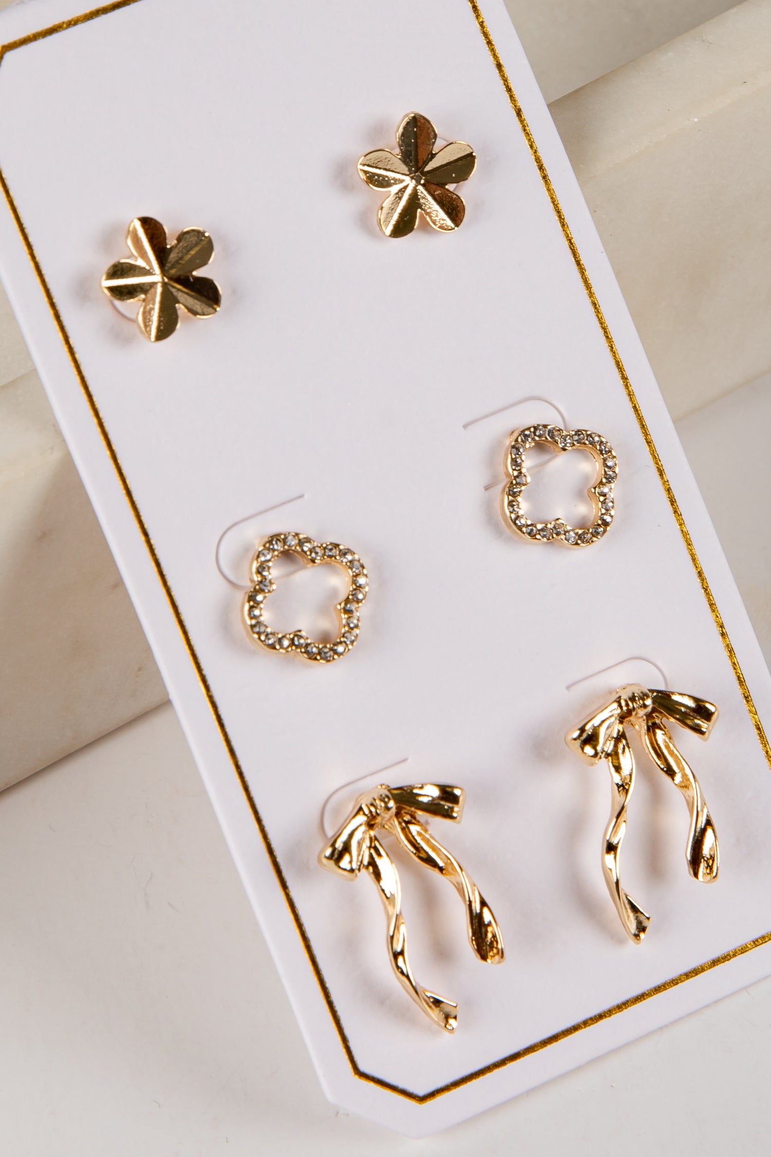 Cute Gold Stud Earring Set | Dainty Gold Earrings | ShopDressUp Cute Gold Stud Earring Set | Dainty Gold Earrings | ShopDressUp