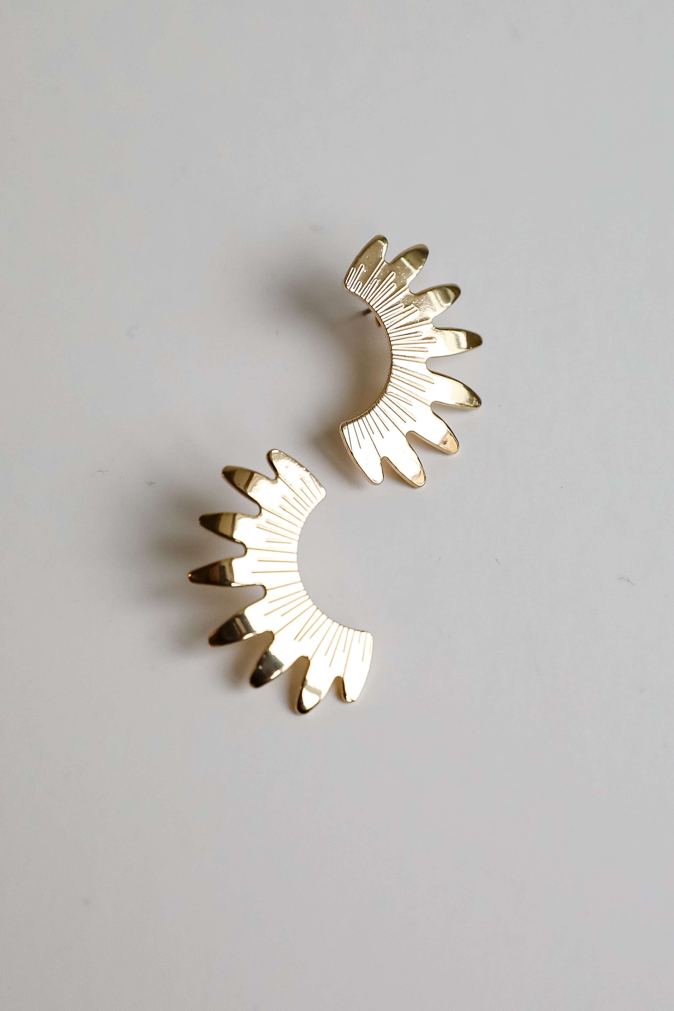 Isabel Gold Sunburst Earrings