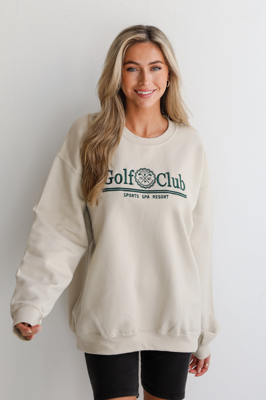 Taupe Golf Club Sweatshirt