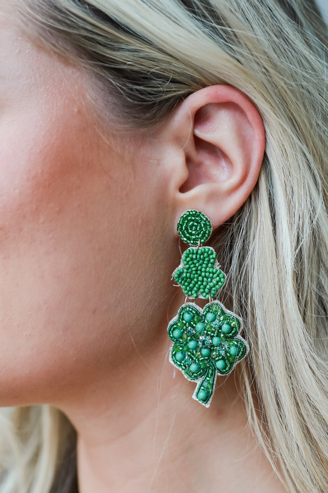 shamrock earrings