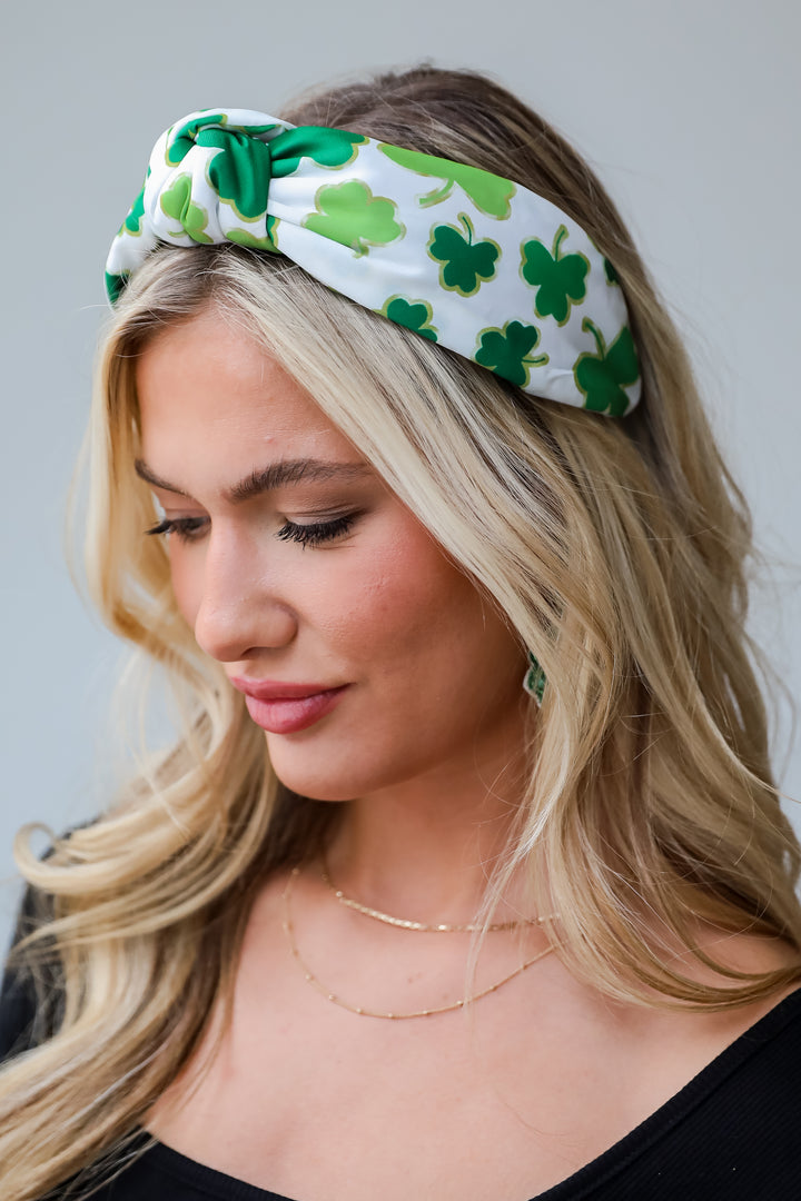 four leaf clover headband