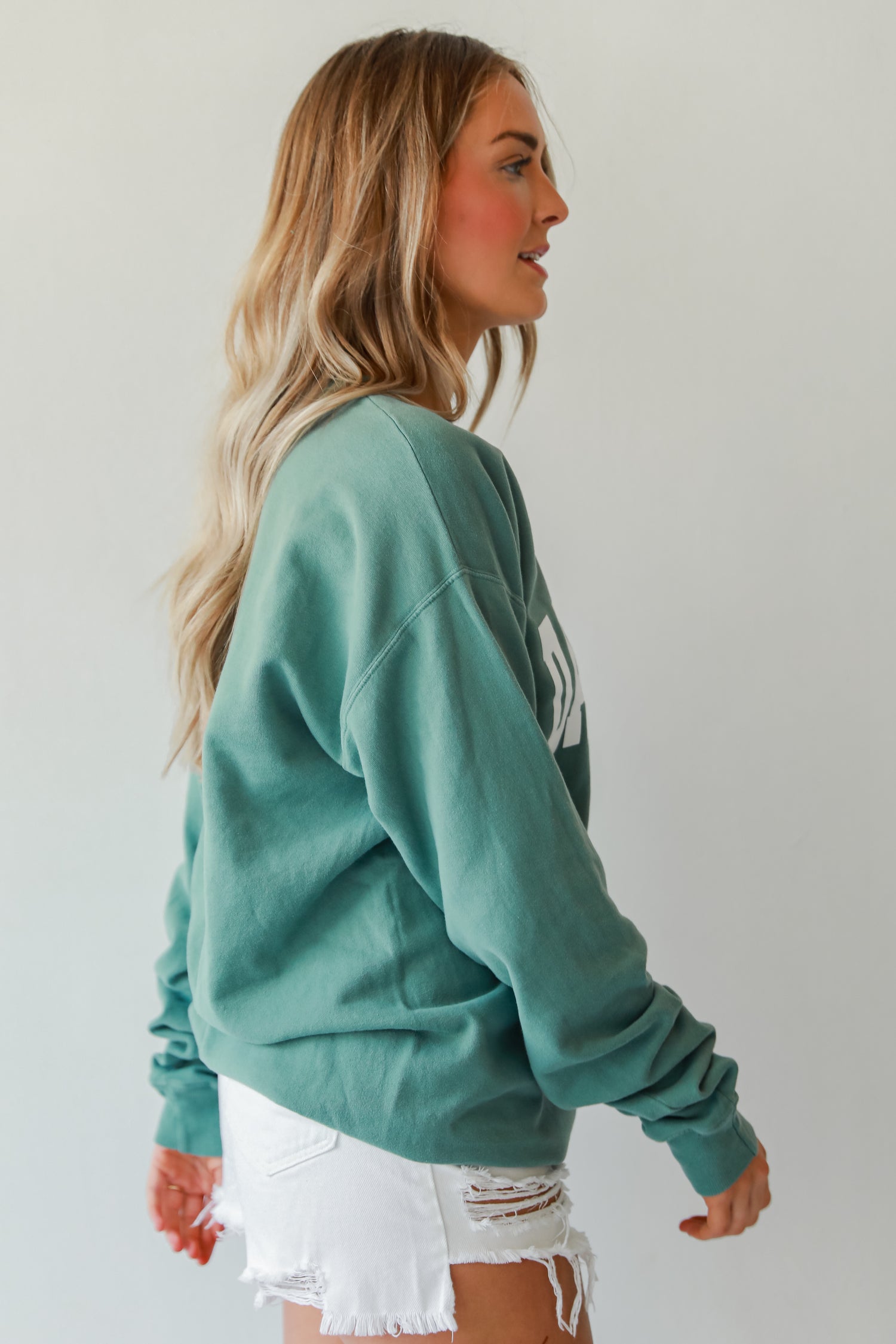 Seafoam Dahlonega Georgia Pullover side view