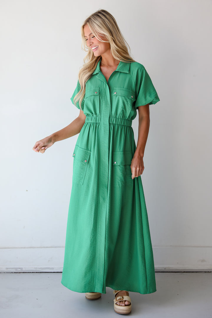 green dress for women