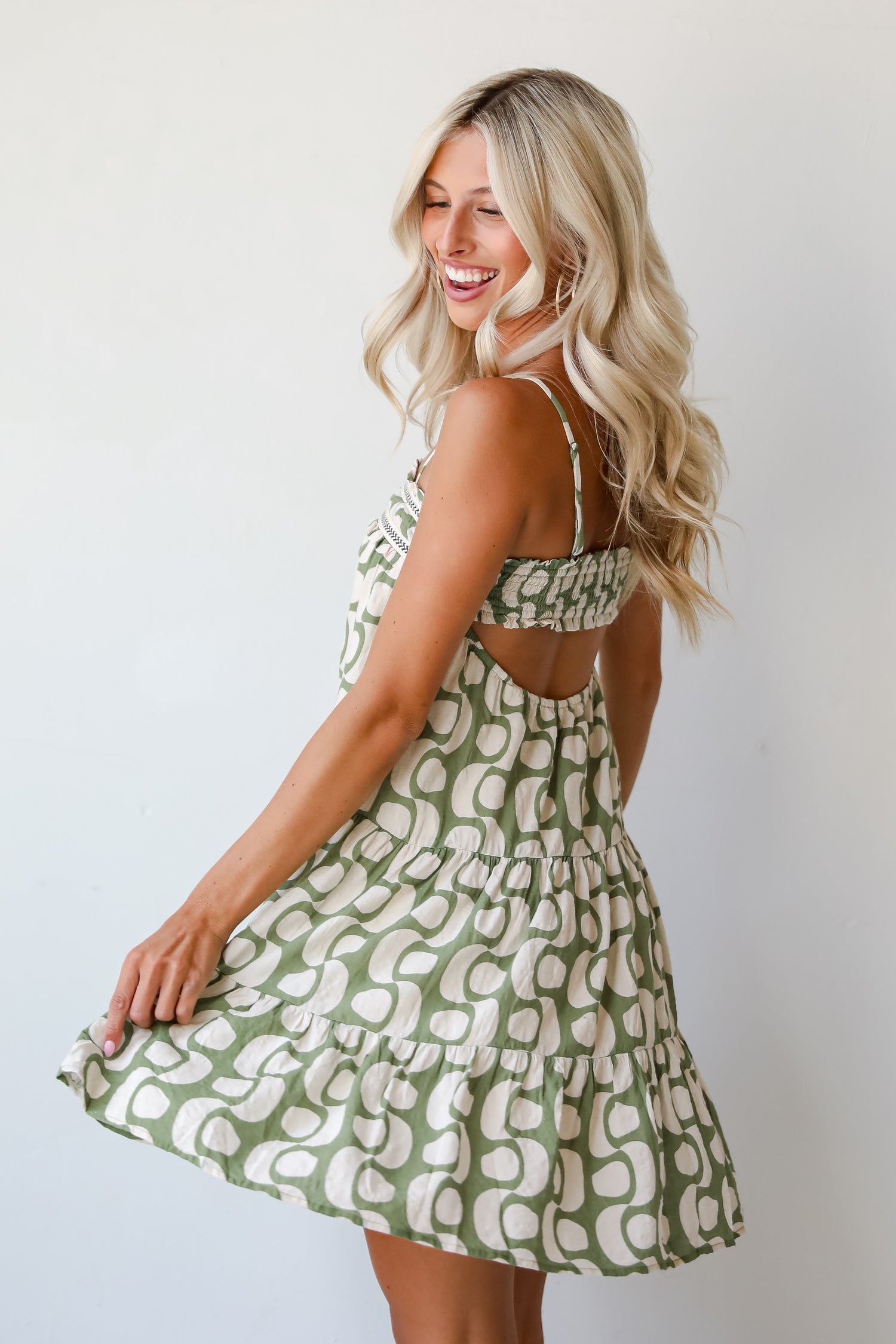 Darling Success Green Mini Dress